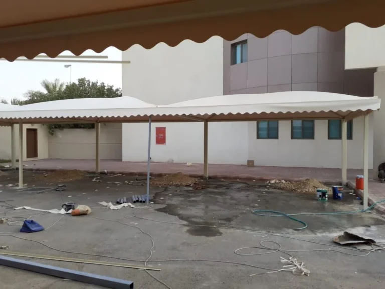 مظلات قماش PVC الدمام بجودة عالية ومضمونة