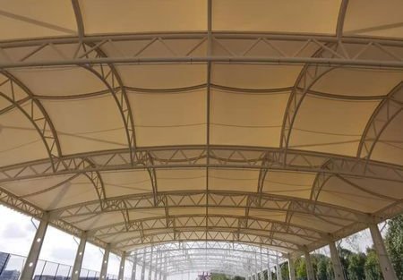 مظلات مدارس الدمام بتصاميم حديثة